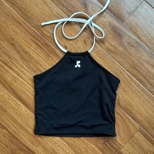 Black Halter Top